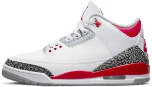 Nike Jordan Mens Air 3 Retro OG DN3707 160 Fire Red 2022 - Size 9