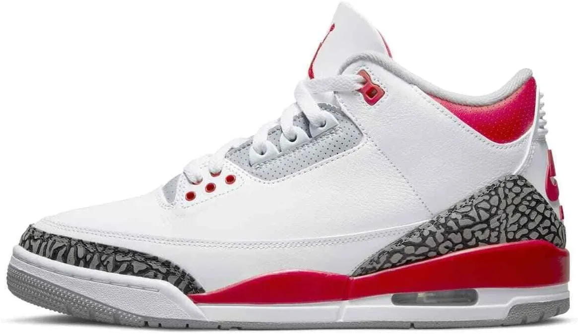 Nike Jordan Mens Air 3 Retro OG DN3707 160 Fire Red 2022 - Size 9