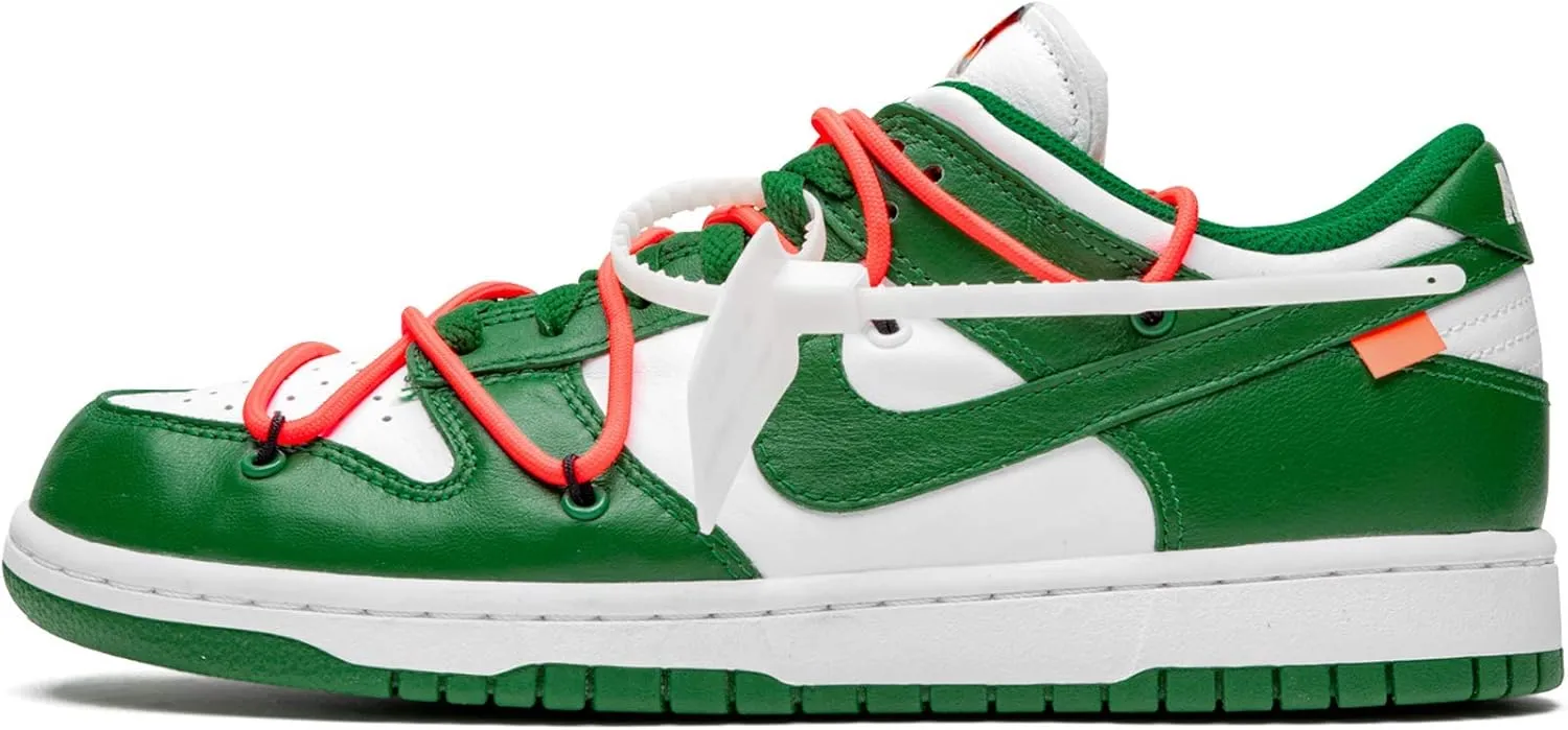 Nike Mens Dunk Low CT0856 100 Off-White - Pine Green - Size 10.5