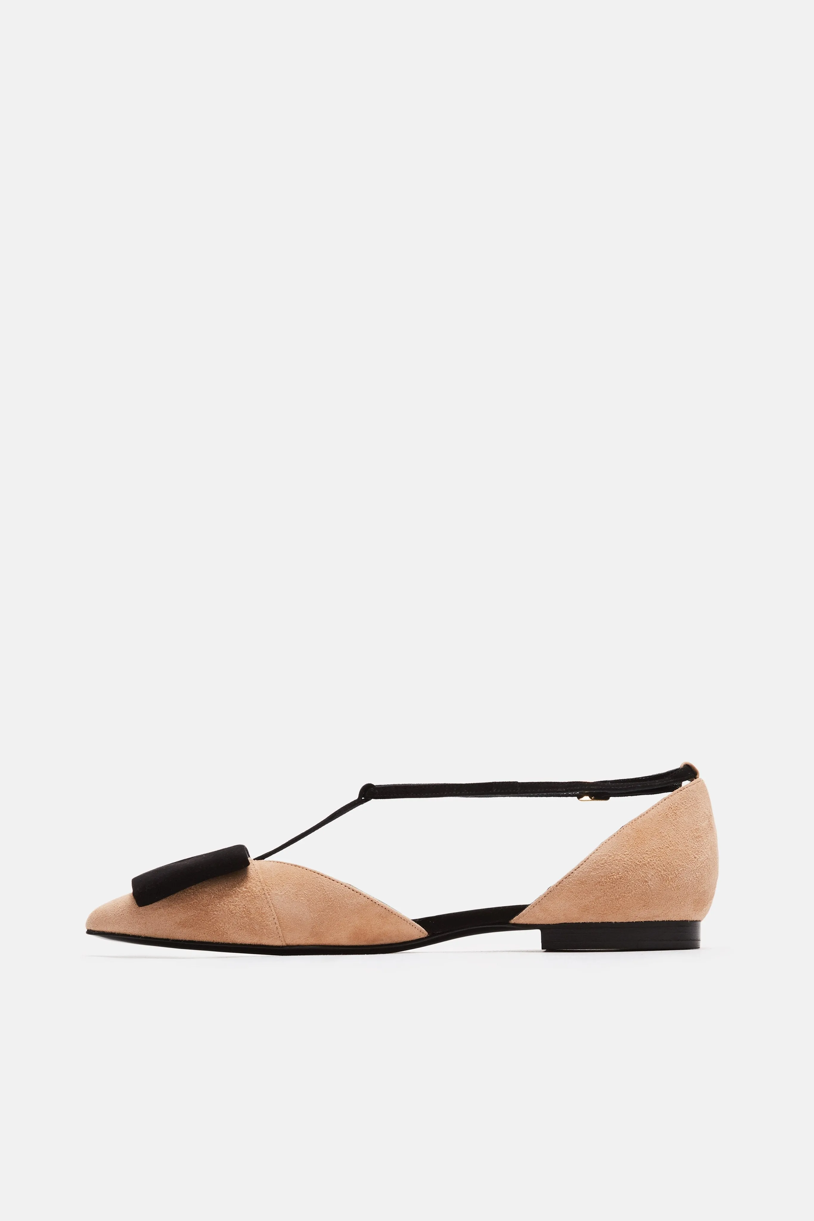 Obi Flat - Nude/Black
