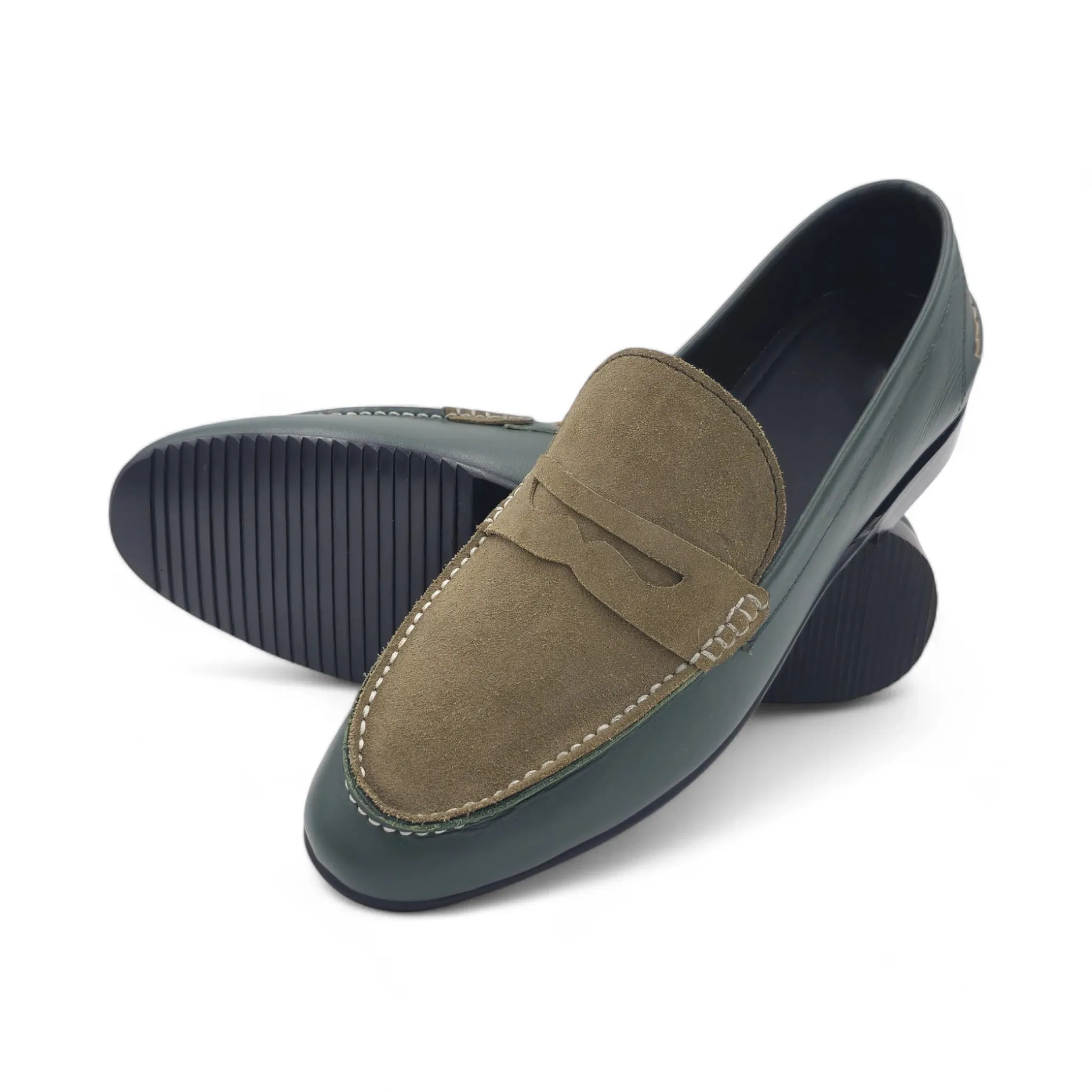 OK-3009 Suede Core Leather Shoe