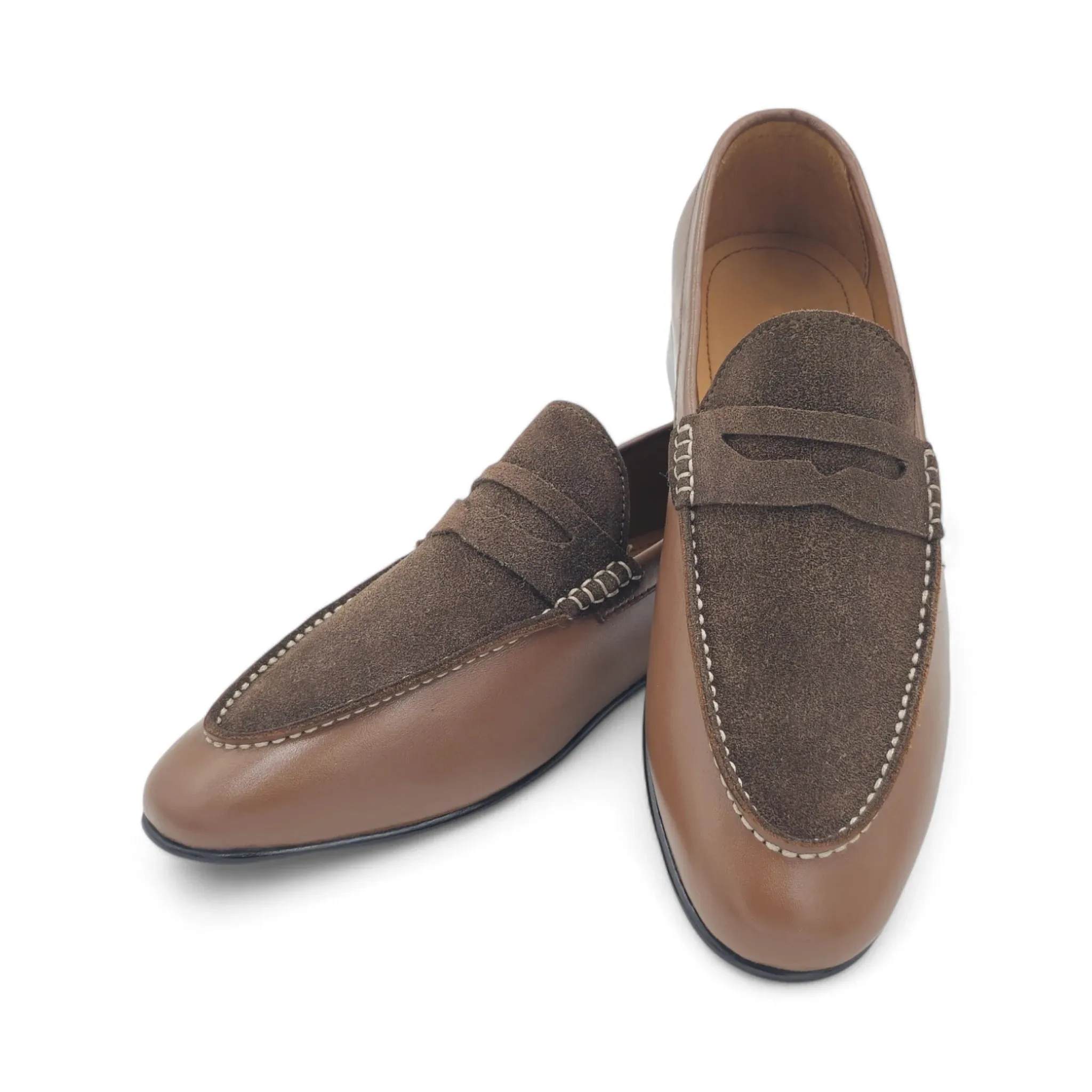 OK-3009 Suede Core Leather Shoe