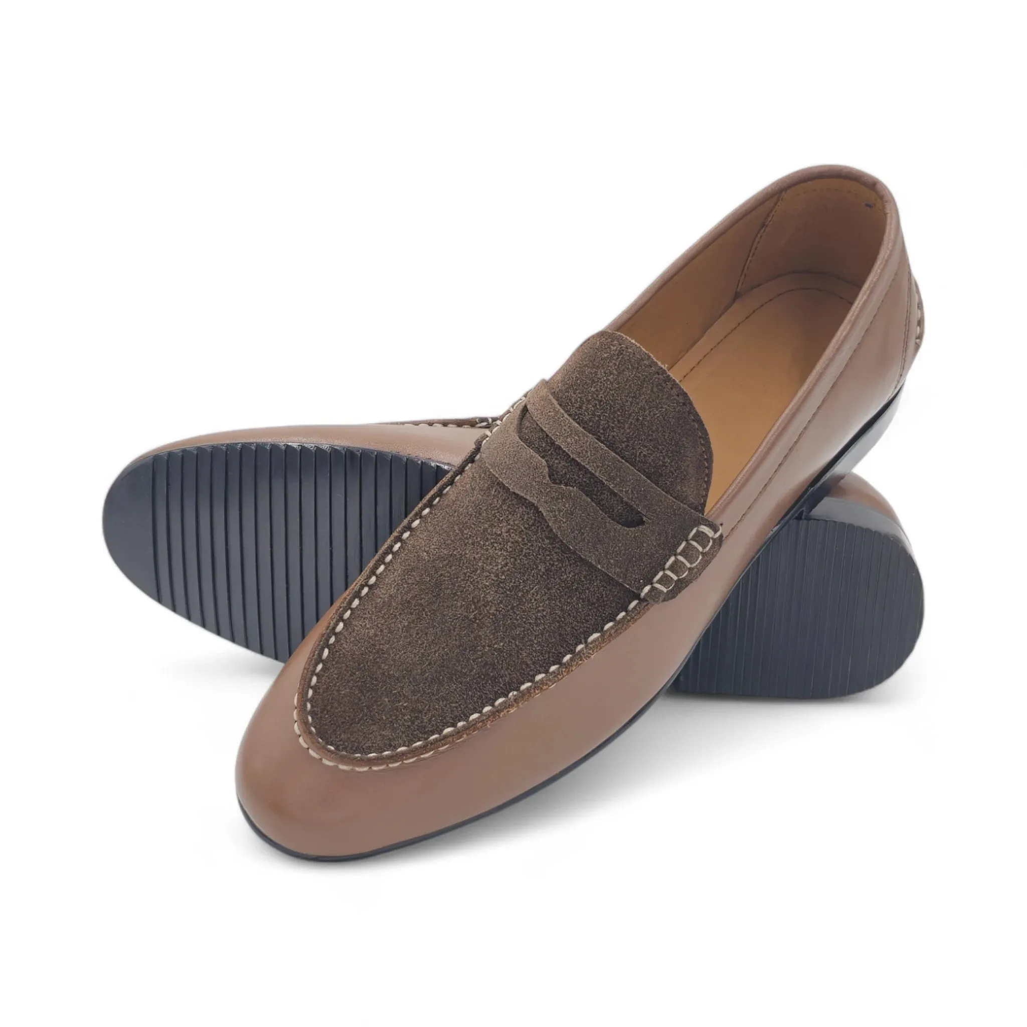 OK-3009 Suede Core Leather Shoe