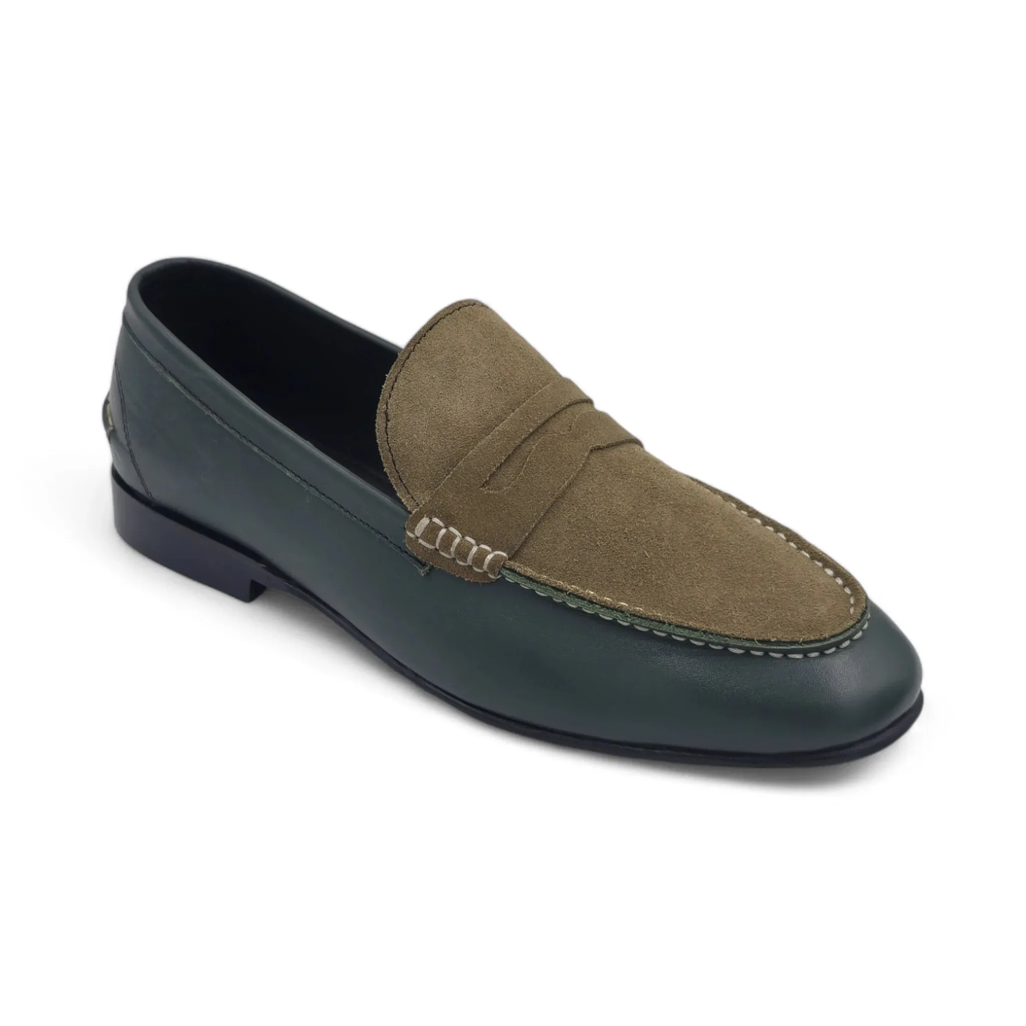 OK-3009 Suede Core Leather Shoe