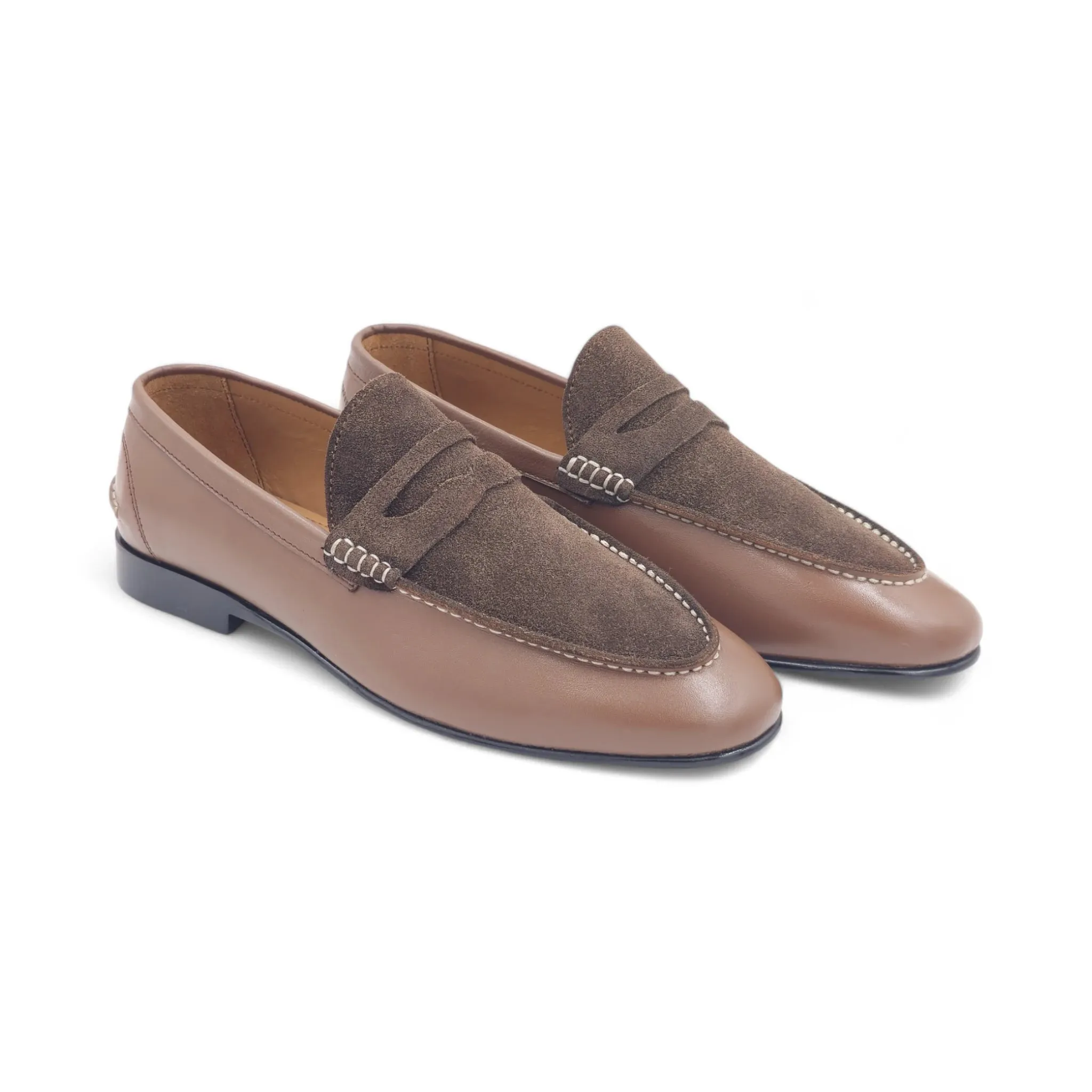 OK-3009 Suede Core Leather Shoe