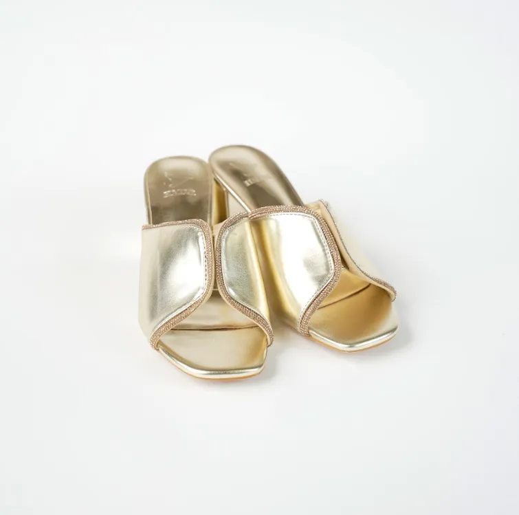 Open Block Heel