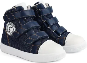 Orthopedic Shoes for Boys and Girls, high-top Corrective Sneakers for Toddlers and Kids with Arch and Ankle Support for Flat feet and Tiptoe Walking