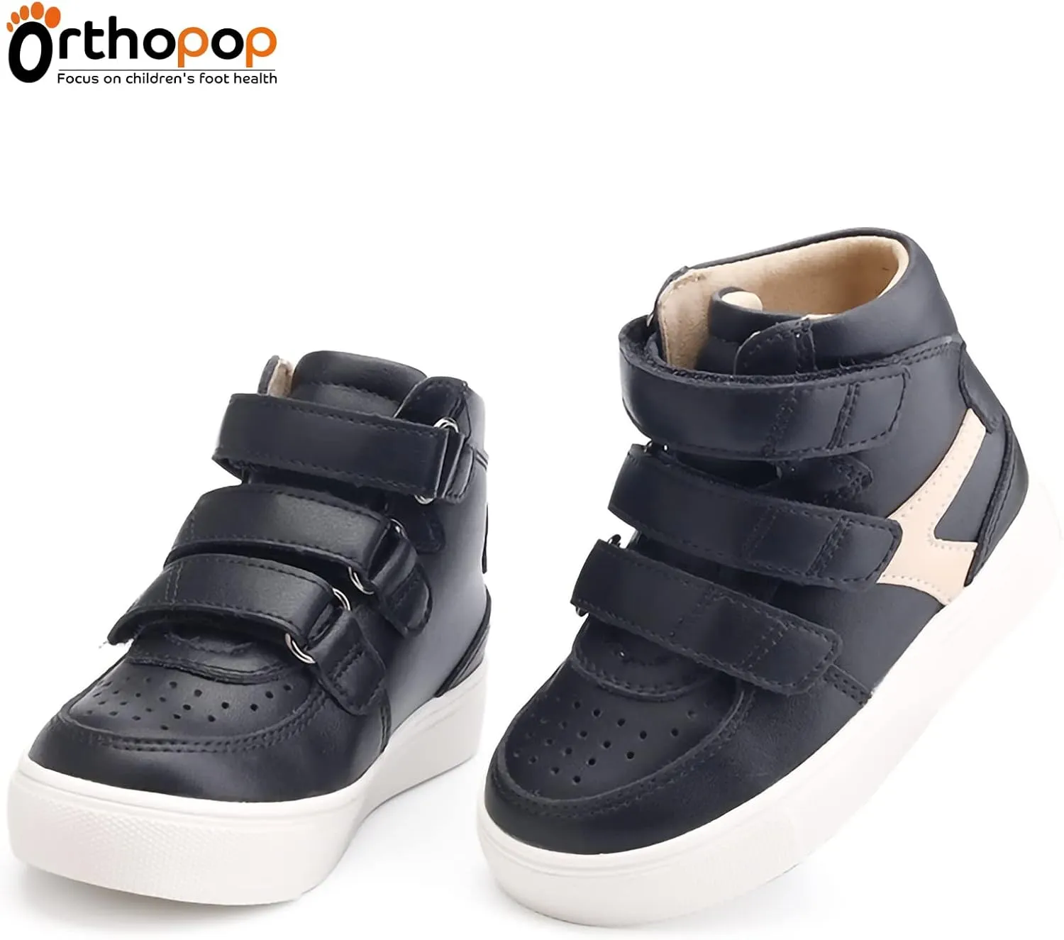 Orthopedic Shoes for Kids and Toddlers with Arch and Ankle Support,Correct and Prevent Flat Feet and Foot Varus/Valgus