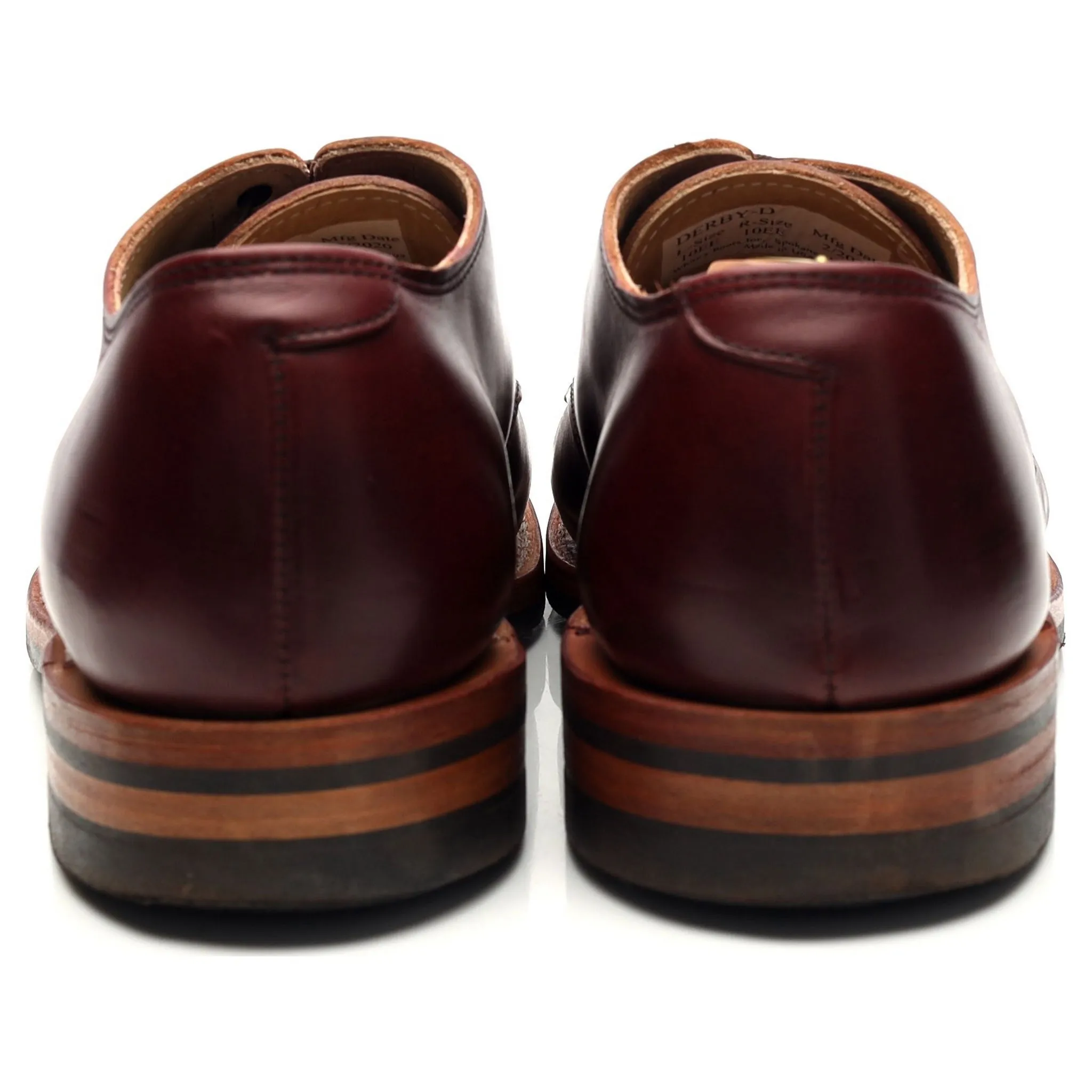 'Otto' Burgundy Leather Derby UK 9.5 US 10 EE