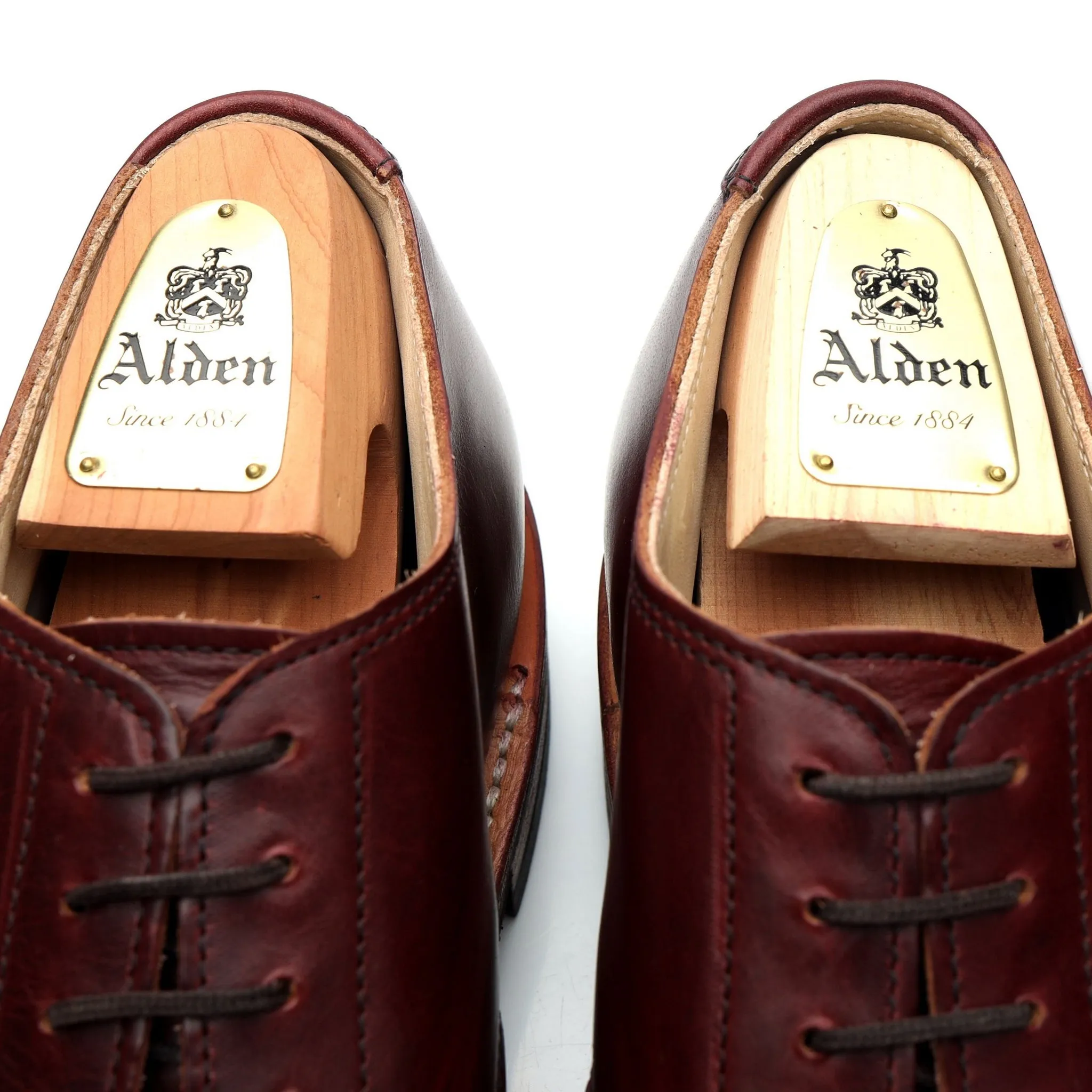 'Otto' Burgundy Leather Derby UK 9.5 US 10 EE