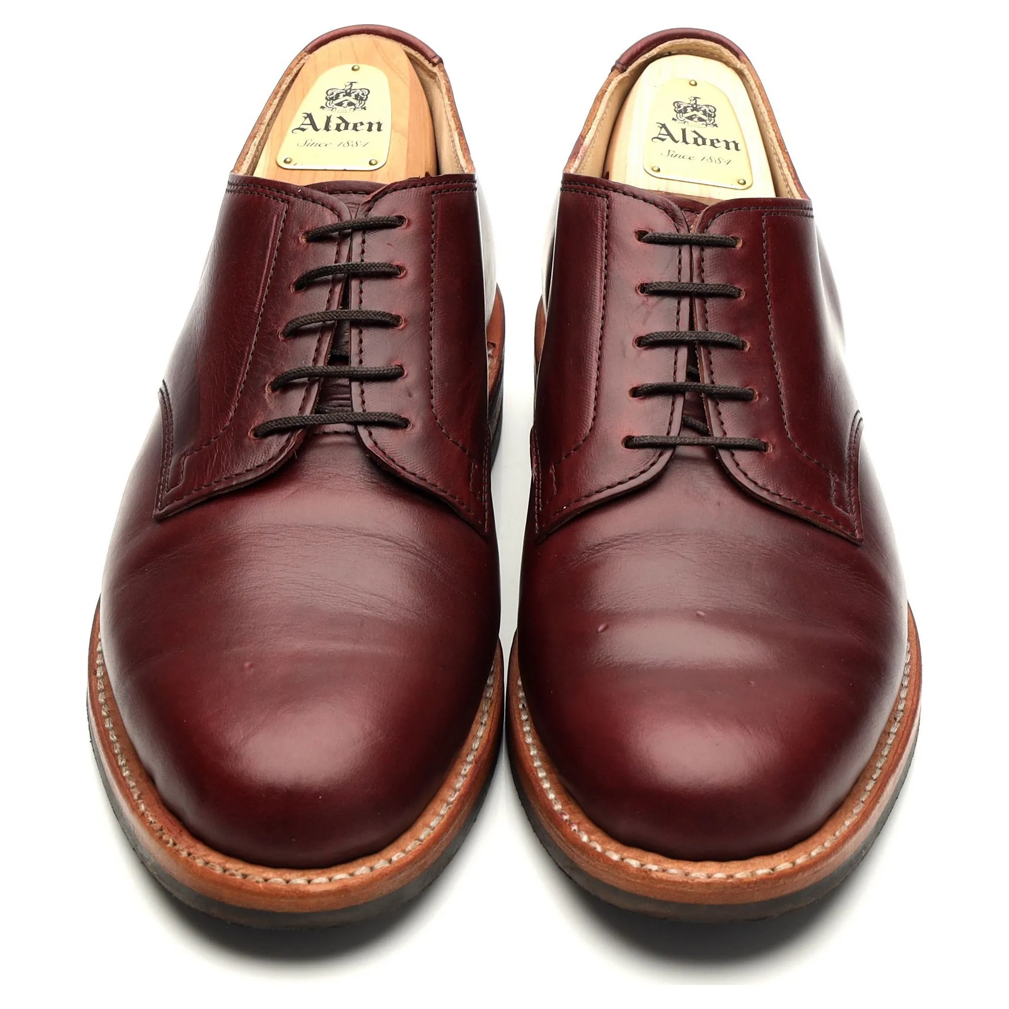 'Otto' Burgundy Leather Derby UK 9.5 US 10 EE
