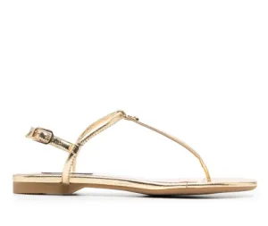 Patrizia Pepe
Essential metallic leather sandals