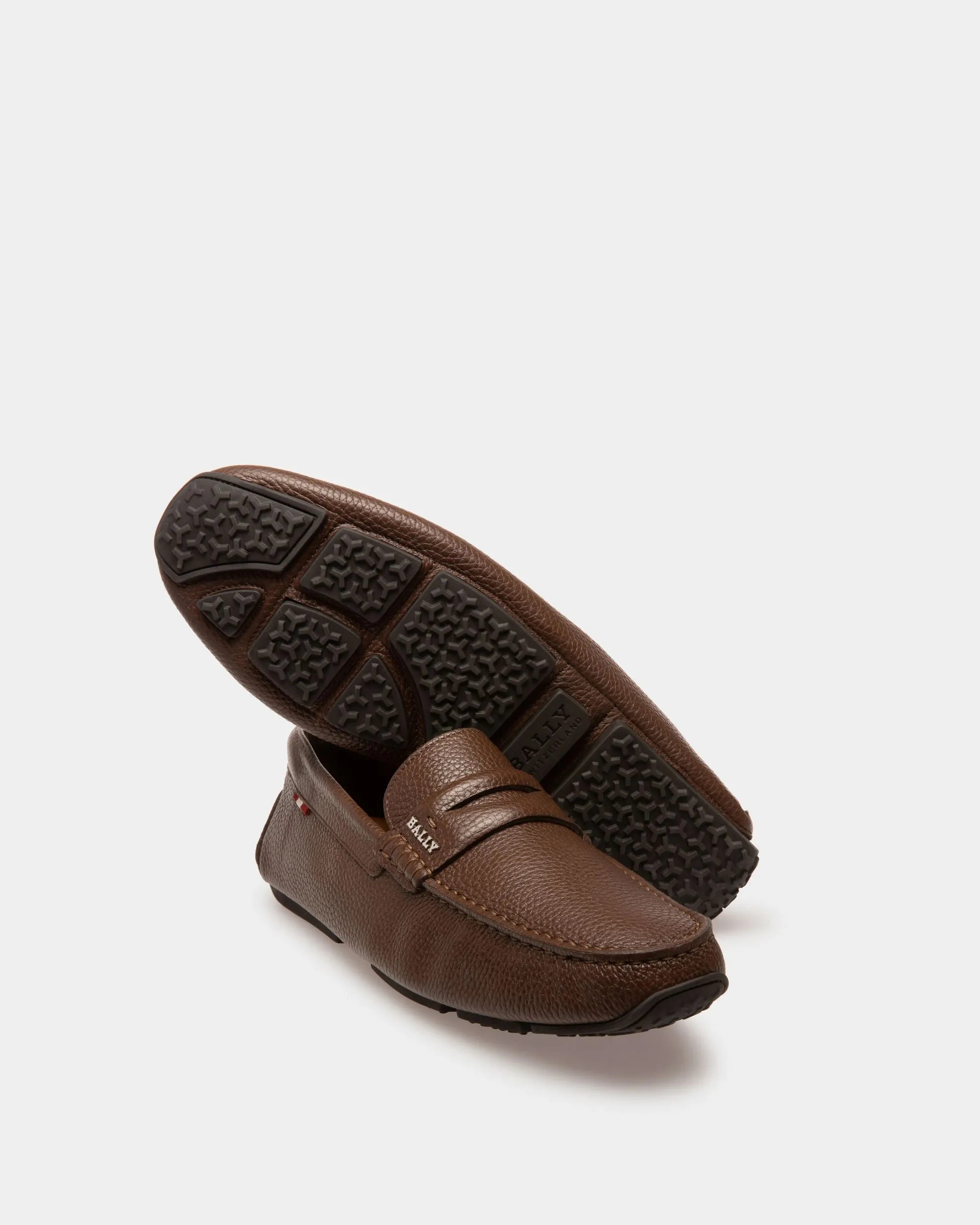 Pavel Leather Drivers In Brown