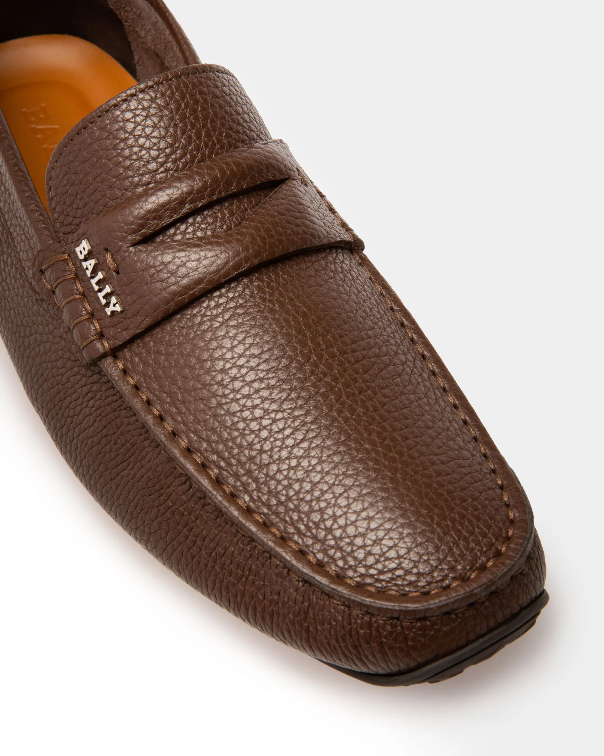 Pavel Leather Drivers In Brown