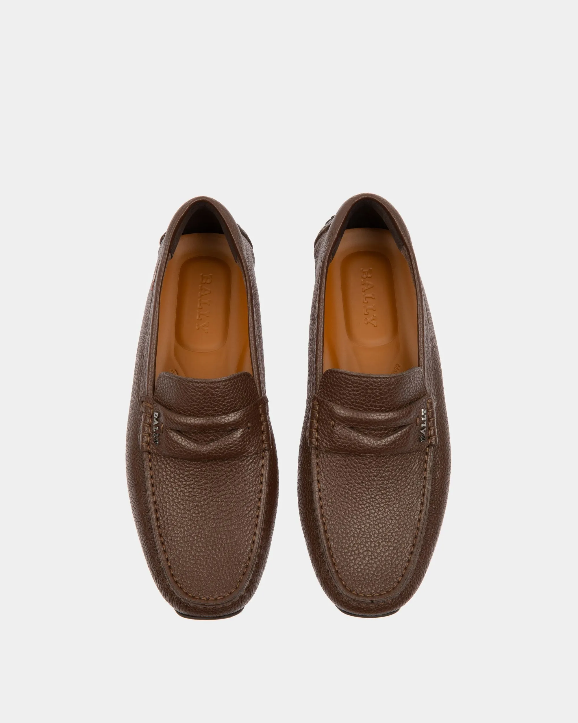 Pavel Leather Drivers In Brown
