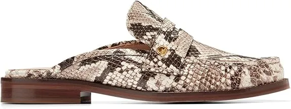 Pinch Cole Lux Record-breaking sale Penny Soho Leather Loafers Sandollar Toe Haan Snake Unique assortment Print Rounded