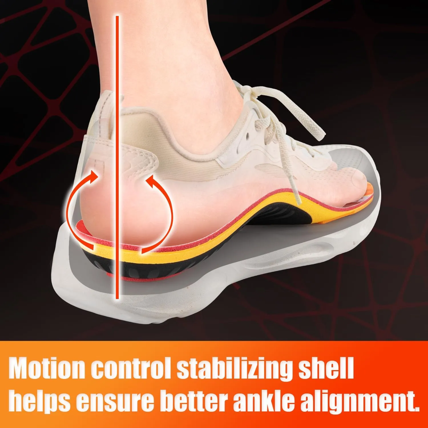 Plantar Fasciitis Insoles Men Women,Arch Support Inserts,Pain Relief Orthotics for Flat Feet,High Arch,Foot Pain - Work Boot Shoe Insoles for Standing All Day,Comfort,Shock Absorbing