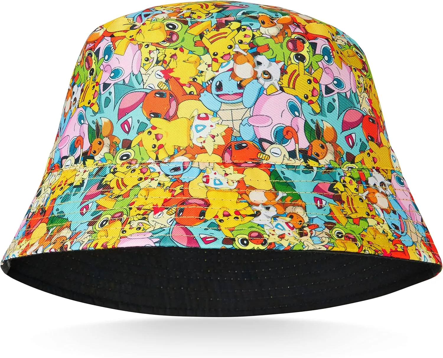 Pokemon Baseball Cap Sunglasses Boys Girls Bucket Hat for Kids Unisex Pikachu Adjustable Strap Summer Accessories