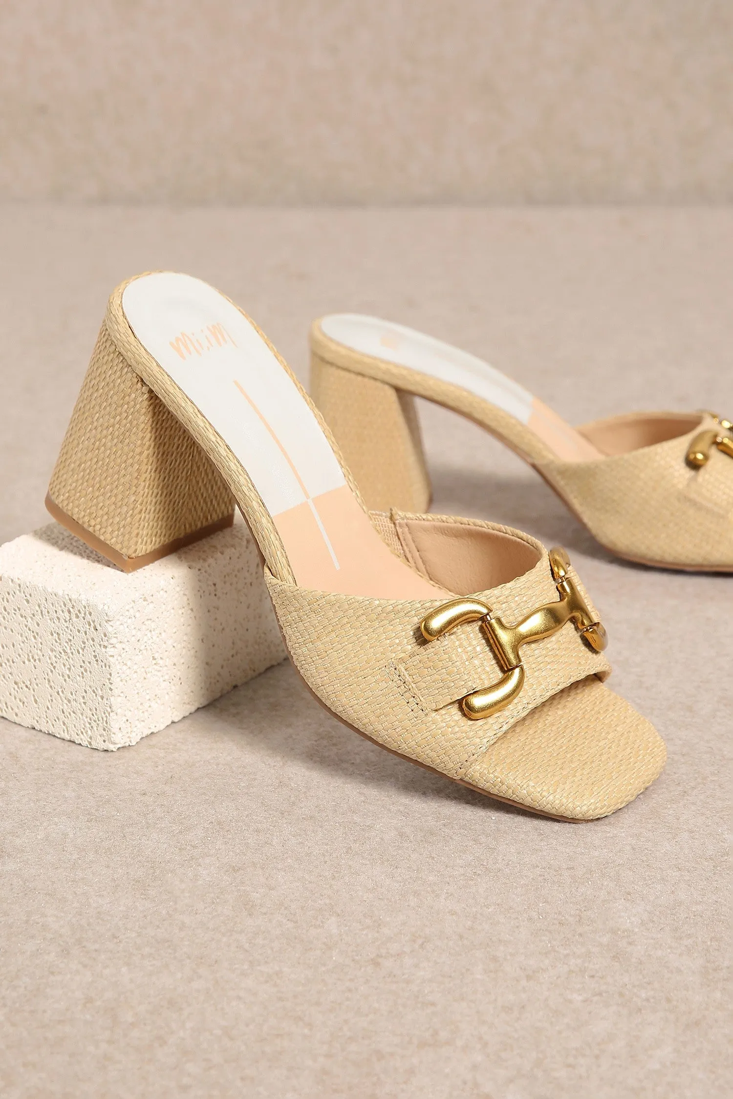 Raffia Mule Sandal
