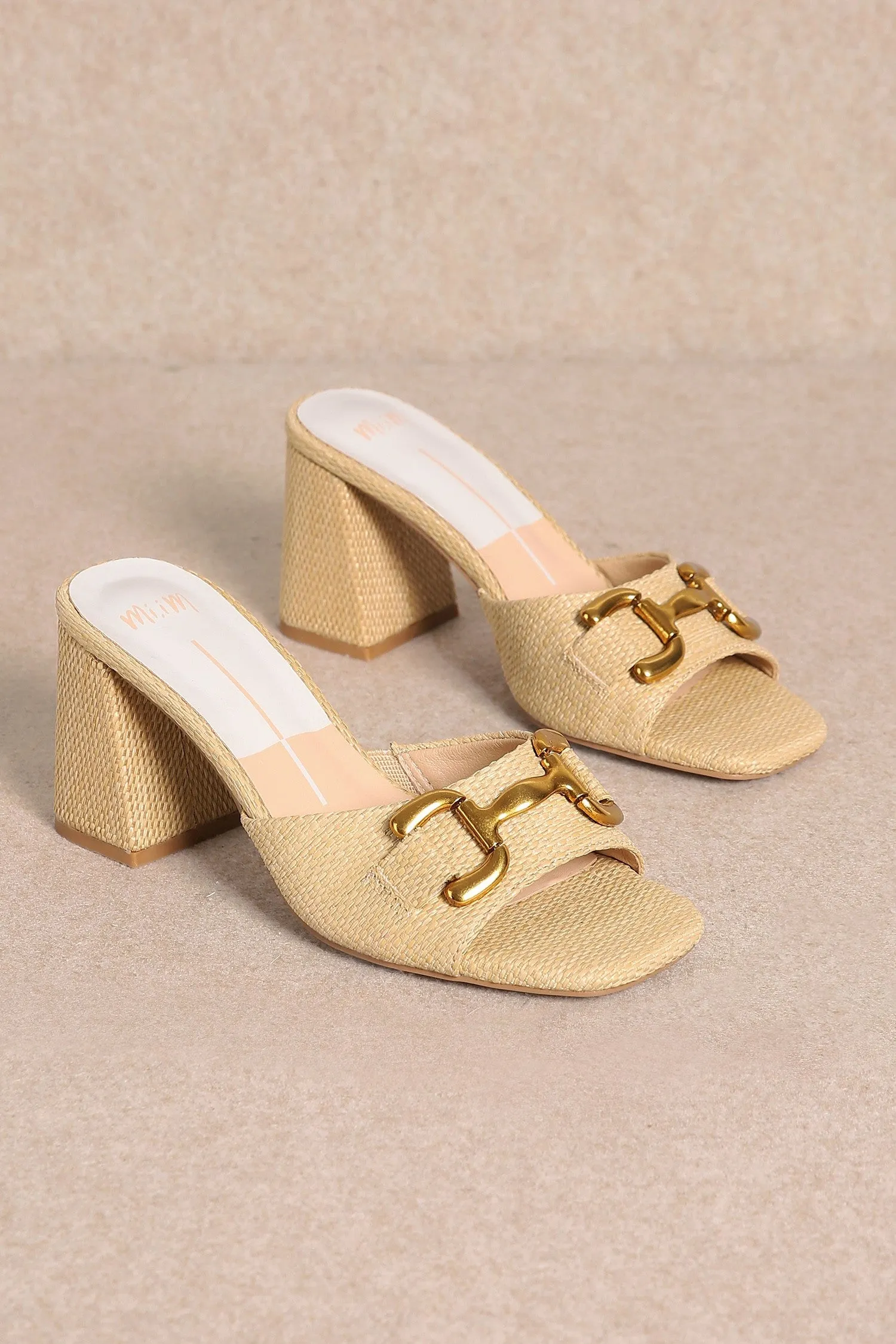 Raffia Mule Sandal