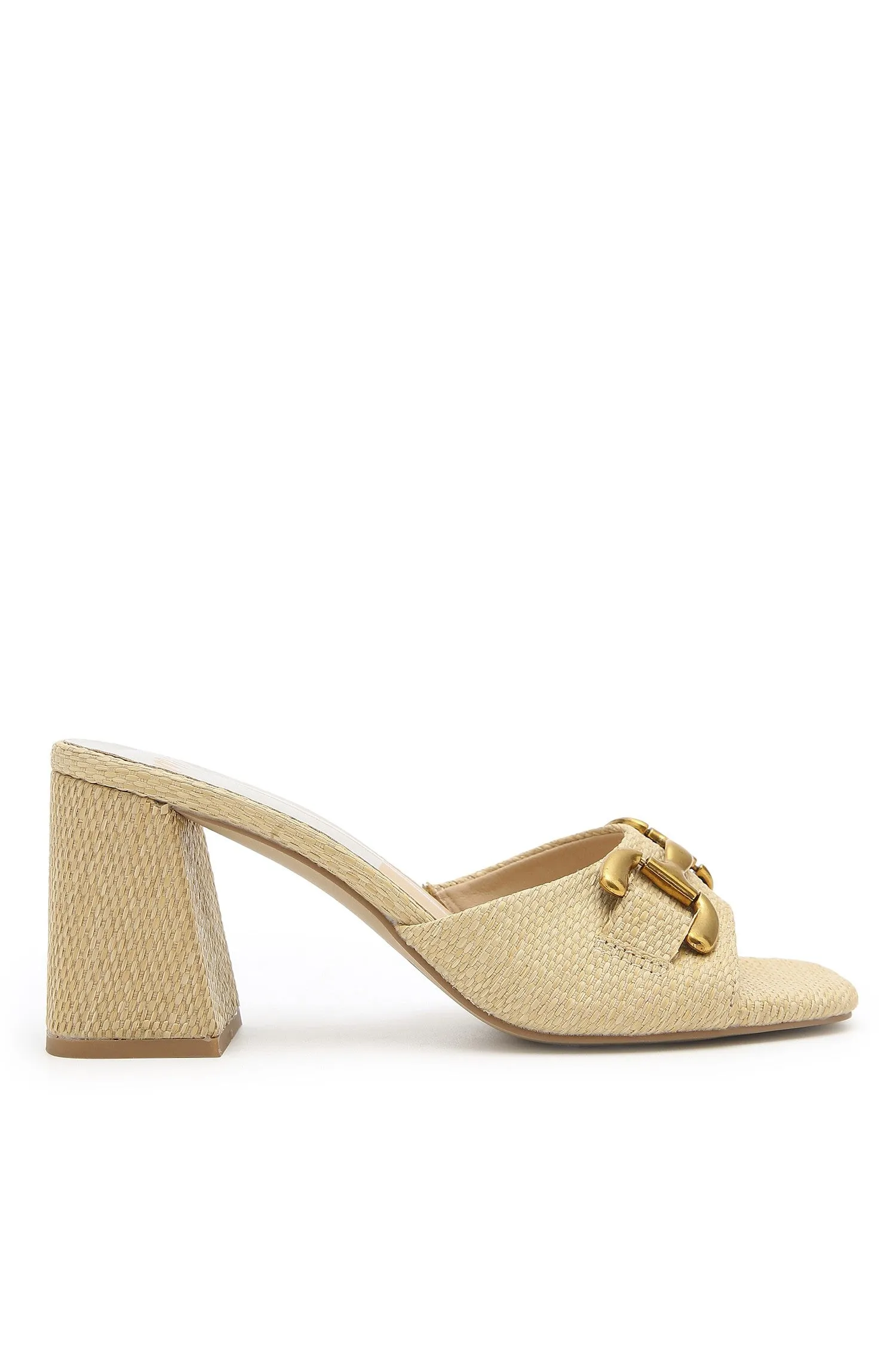 Raffia Mule Sandal