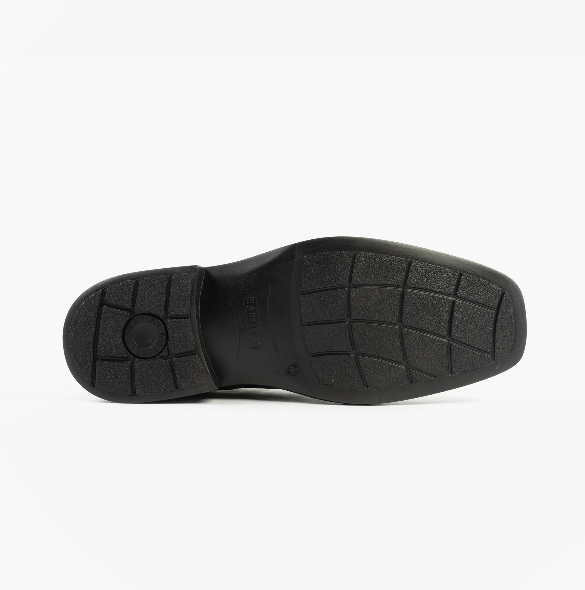 Roamers PERRY Mens Soft Leather Derby Shoes Black