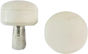 Roller Derby Elite White Adjustable 5/8 Toe Stops (Sold in Pairs)
