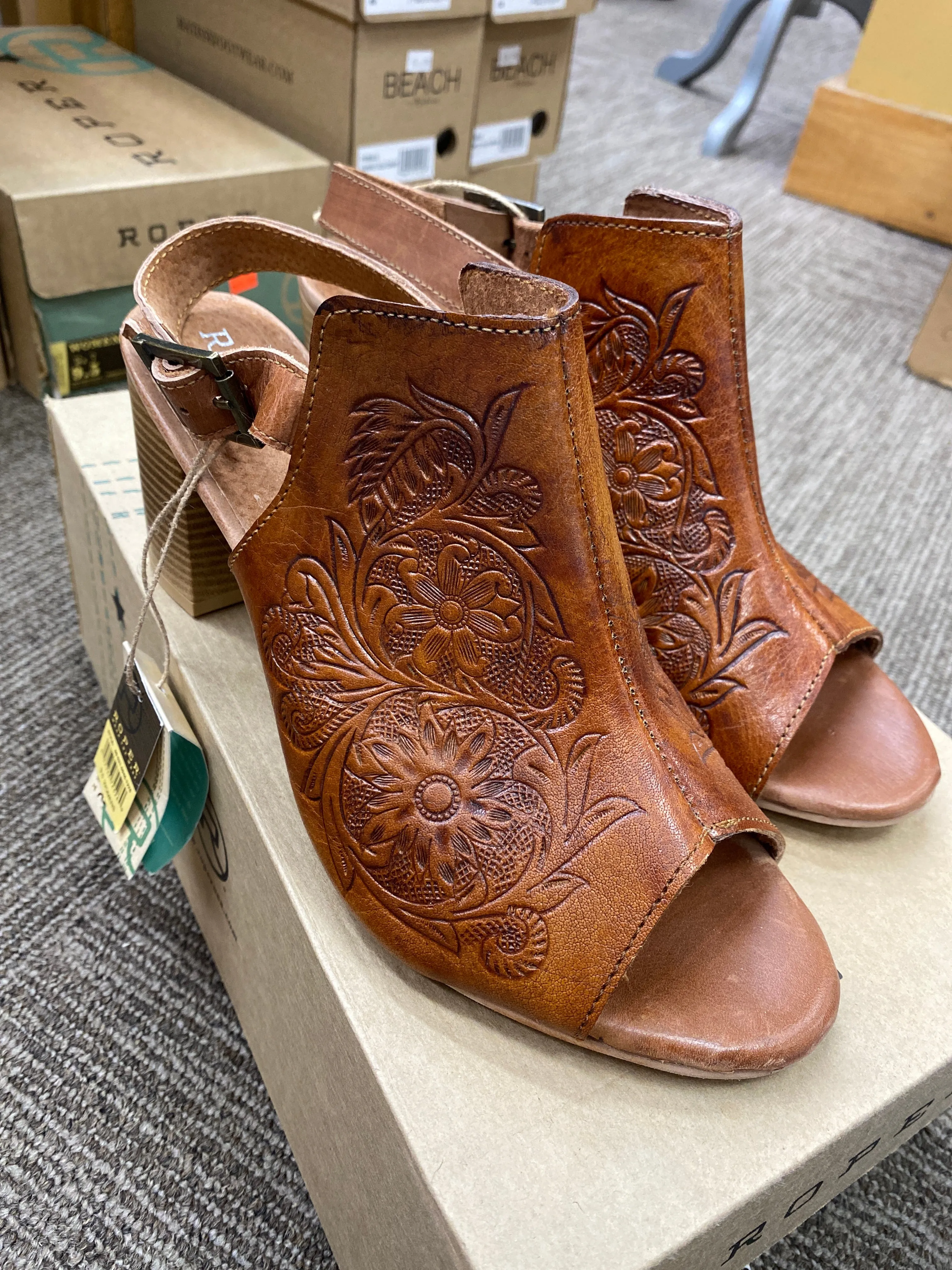 Roper Mika Open Toe Mule