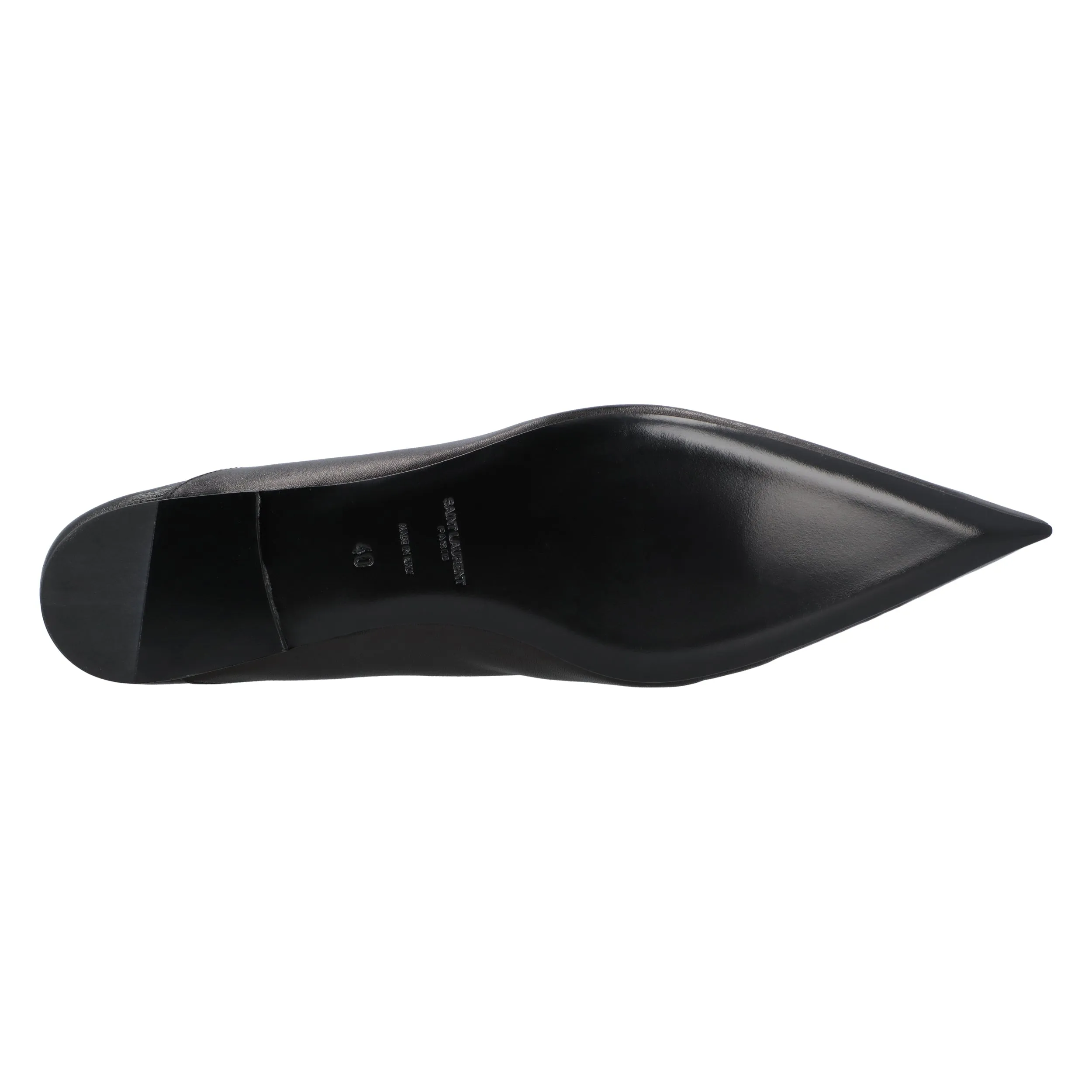 SAINT LAURENT NOUR SLIPPERS IN SMOOTH LEATHER