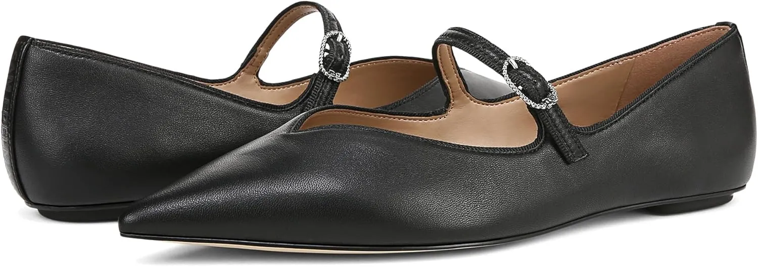 Sam Edelman Women's Noa Pointed Toe Mary Jane Flats NW/OB