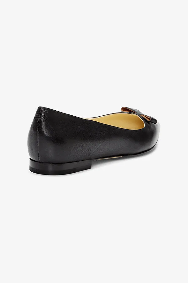 Sarah Flint Natalie Flat :: Black Vachetta