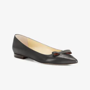 Sarah Flint Natalie Flat :: Black Vachetta