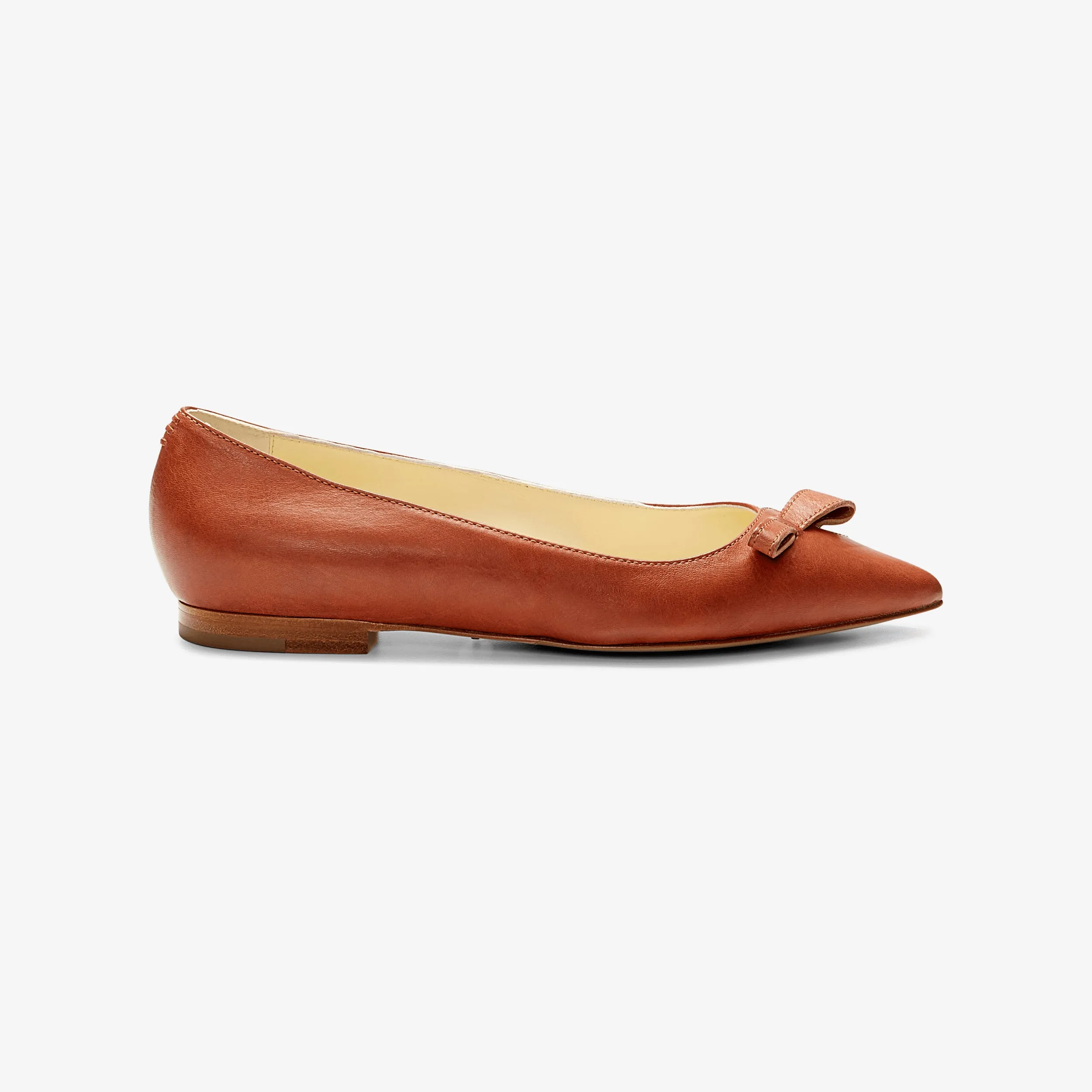 Sarah Flint Natalie Flat :: Saddle Vachetta
