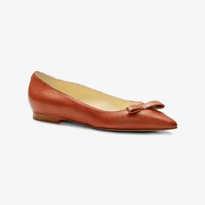 Sarah Flint Natalie Flat :: Saddle Vachetta