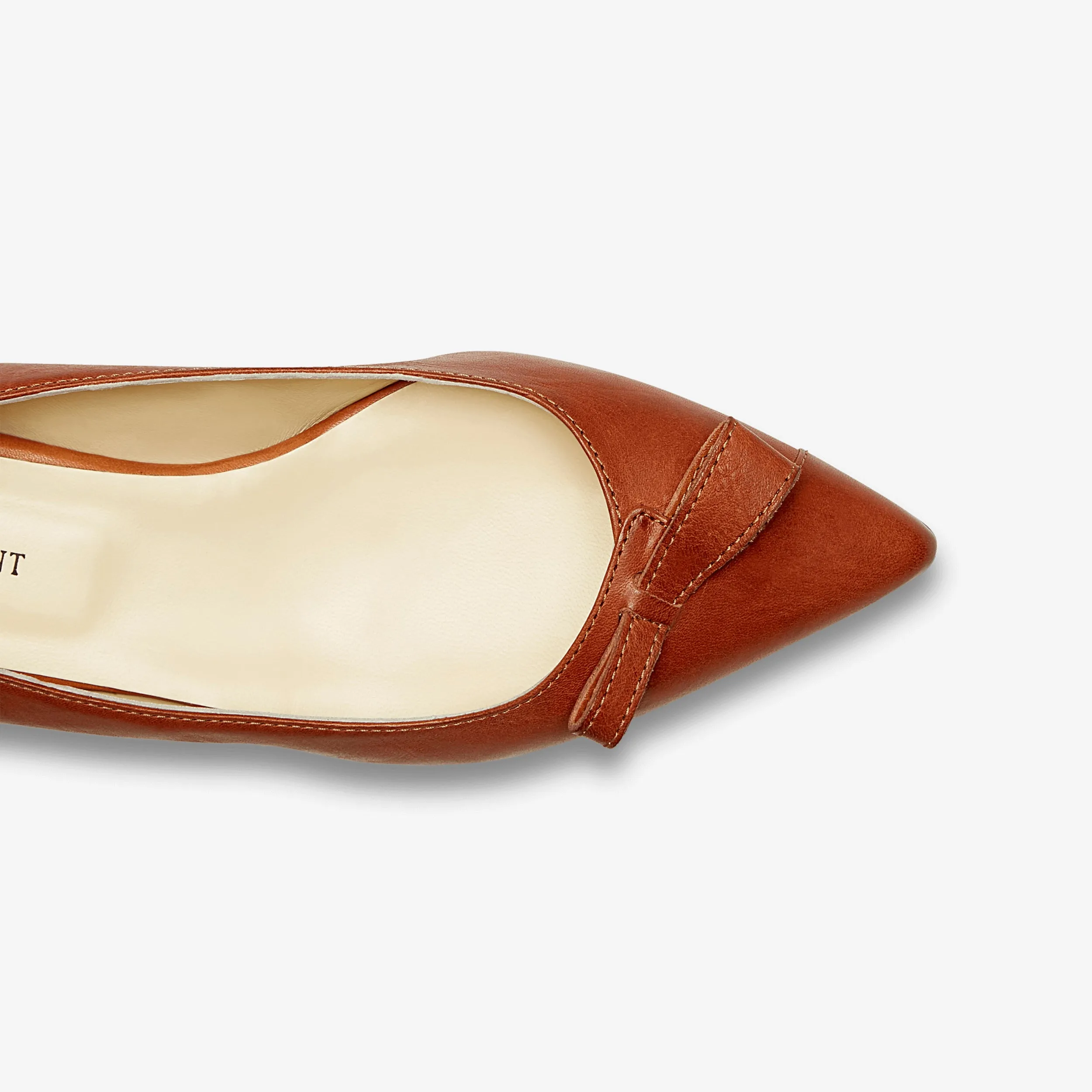 Sarah Flint Natalie Flat :: Saddle Vachetta