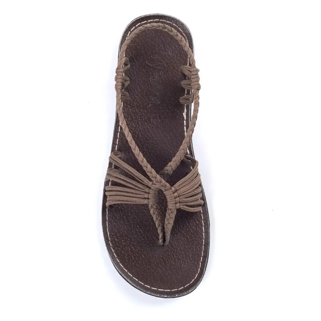 Seashell Flat Summer Sandals by Plaka