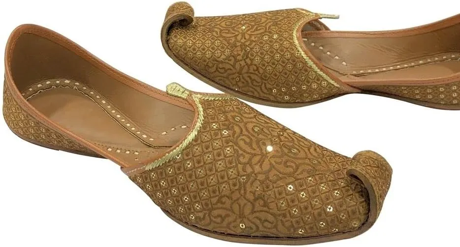 Sherwani Shoes for Men Wedding Handmade Punjabi Leather Jutti Ethnic Mojaris for Men's