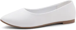 Shoe Land Womens SL-Kathleen Ballet Flats Pointed Toe Flat Shoes Classic Ballerina Comfort Dressy Shoes for Daily Work Office
