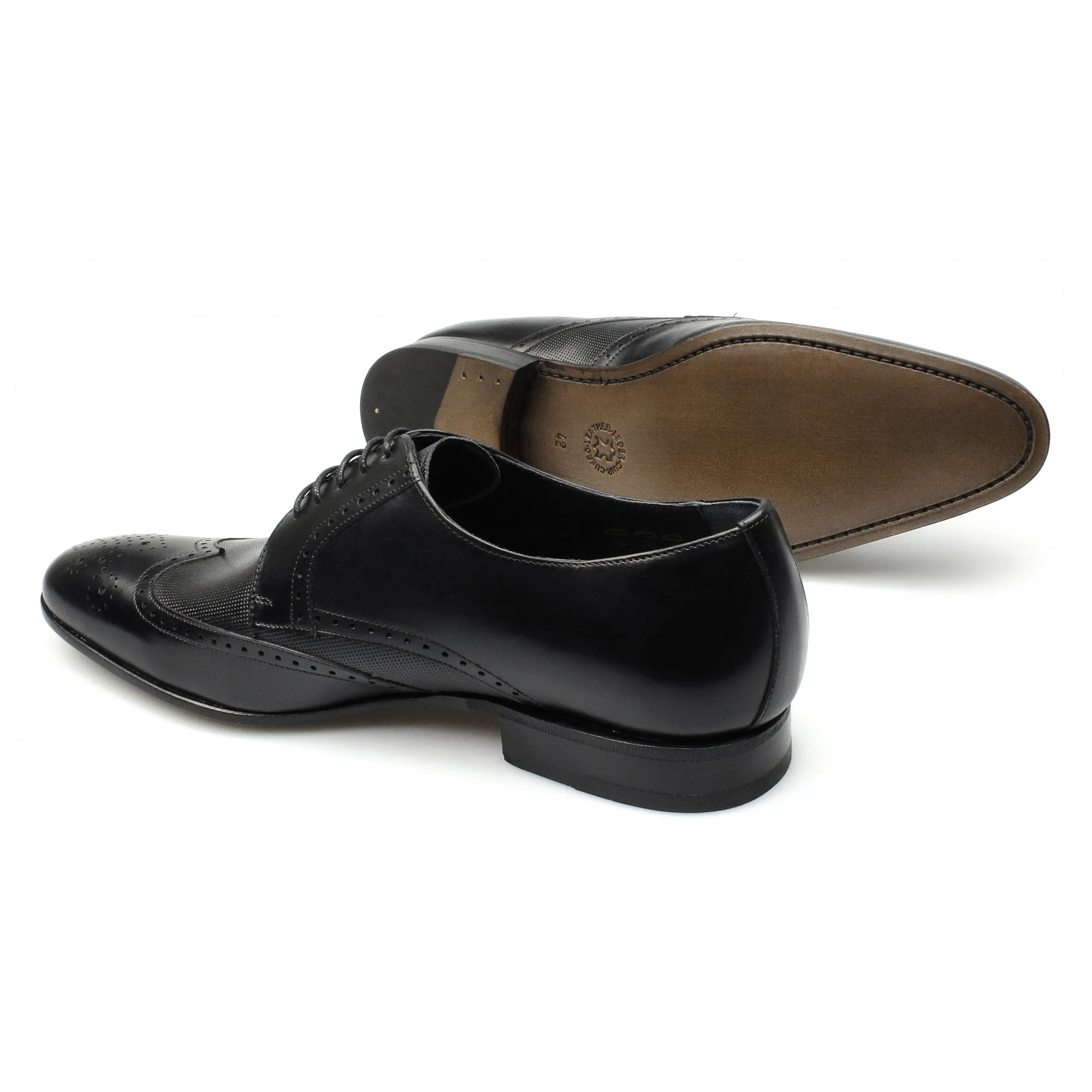 Shuperb LIVORNO Mens Shoes Black