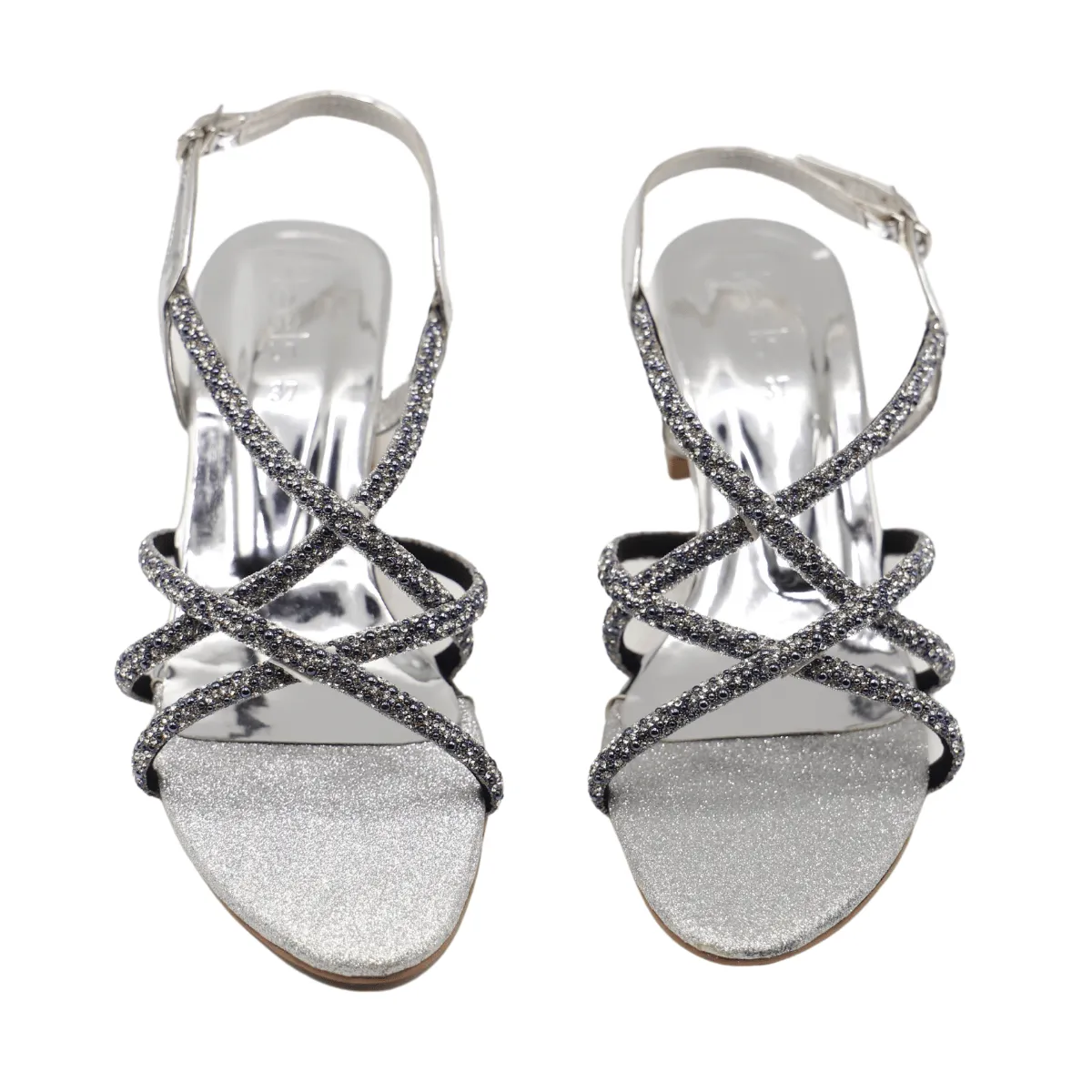 Silver Bridal Sandal 066675