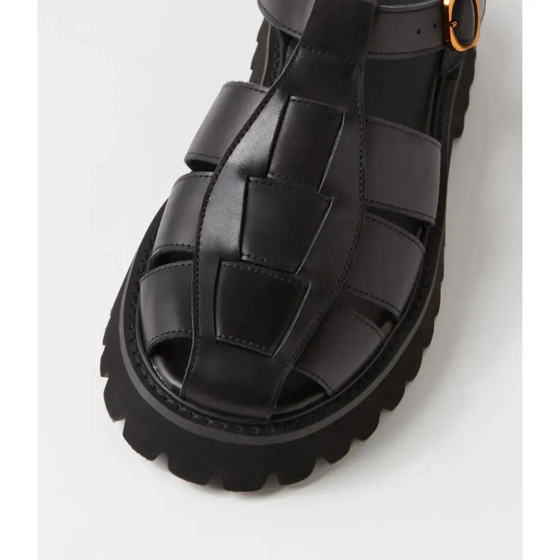 Skout Flat Leather Sandal