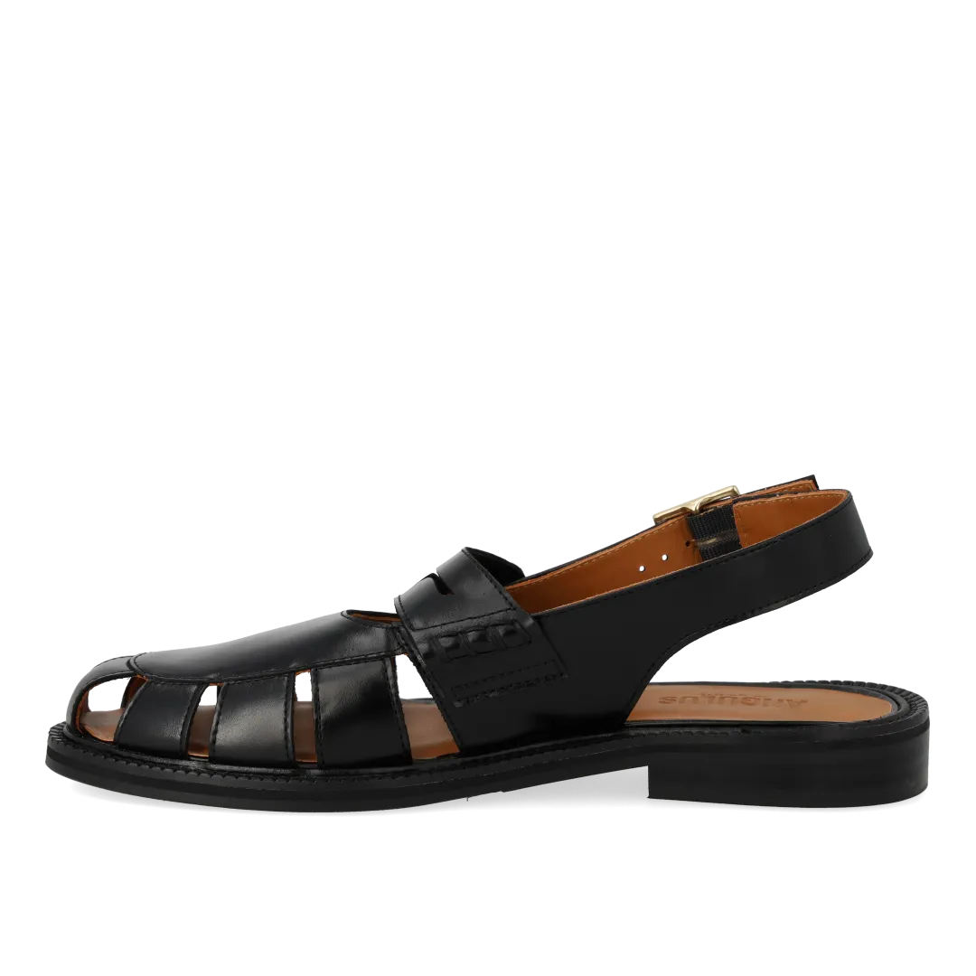 Sling-back loafer