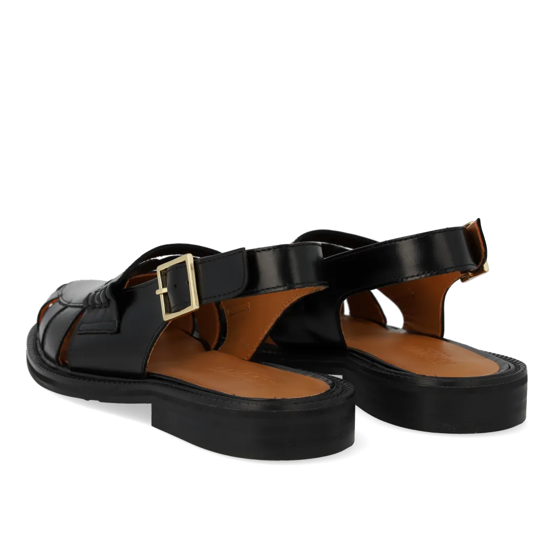 Sling-back loafer