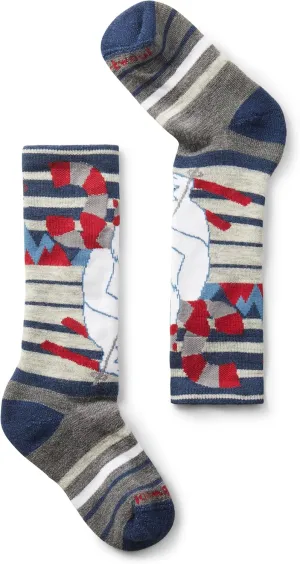 Smartwool Boys' Full Cushion Yeti Pattern Over The Calf Socks (Toddler/Little Big Kid)