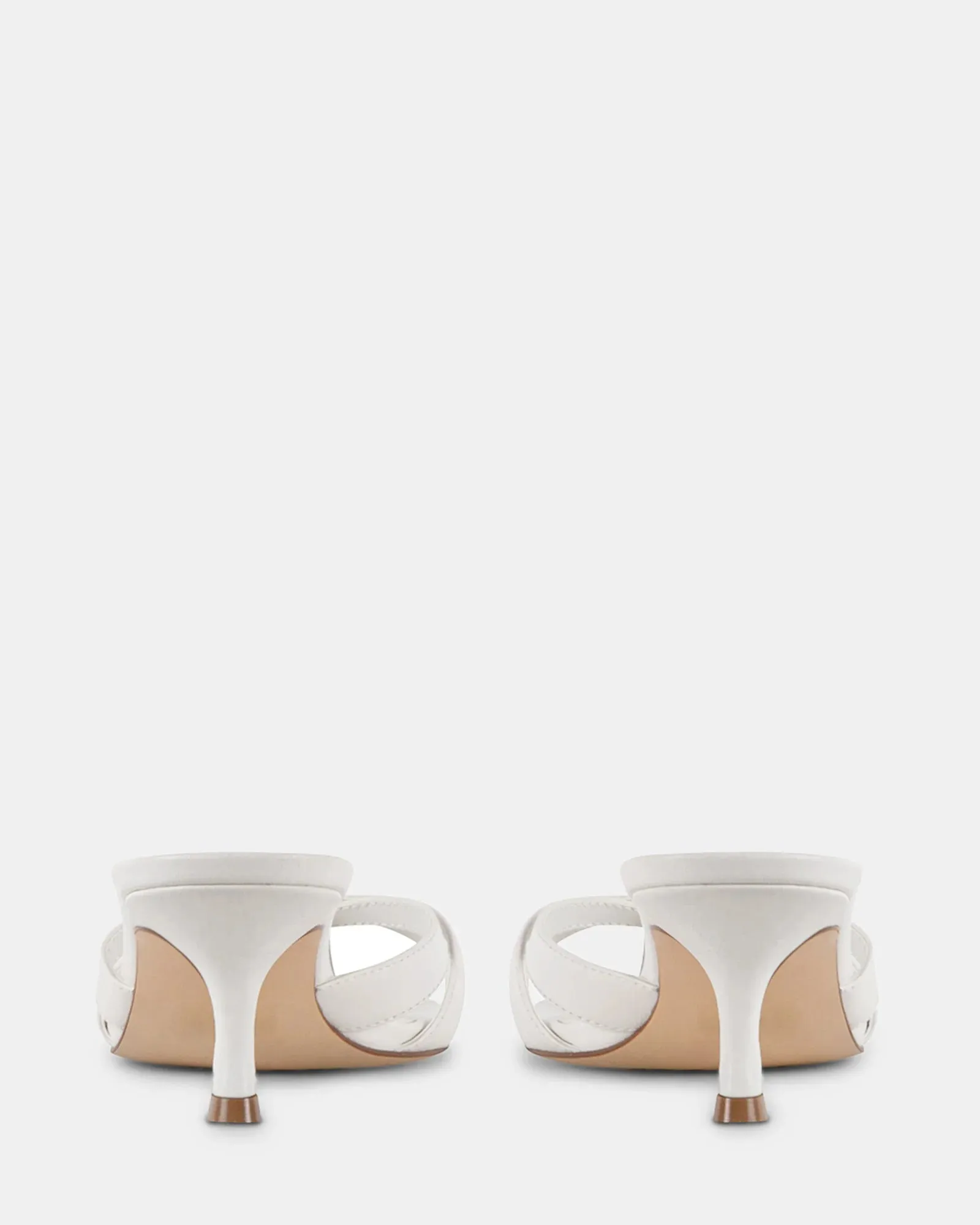 STEVE MADDEN CARY HEELS-WHITE
