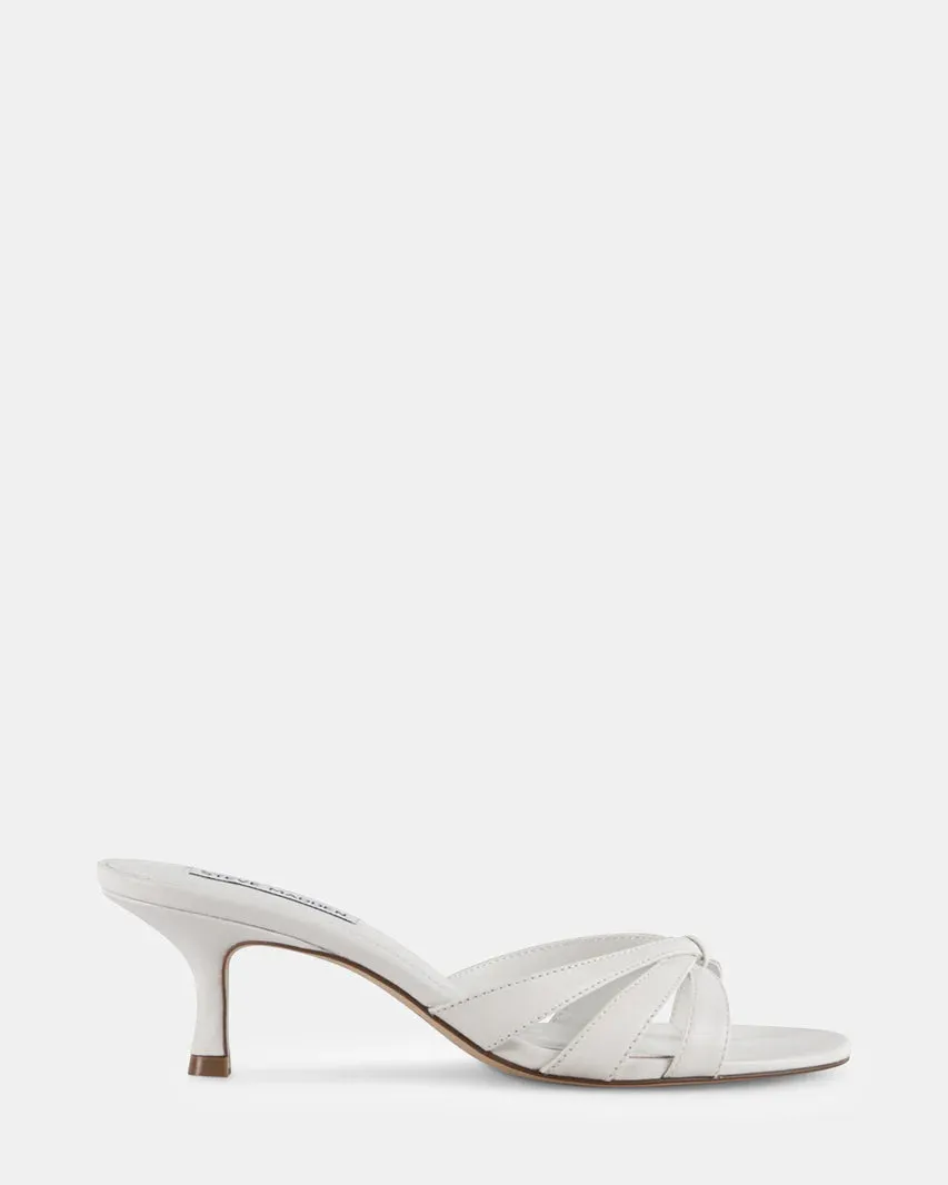 STEVE MADDEN CARY HEELS-WHITE