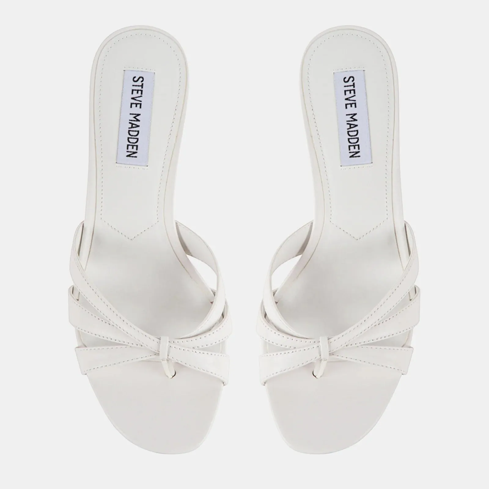 STEVE MADDEN CARY HEELS-WHITE