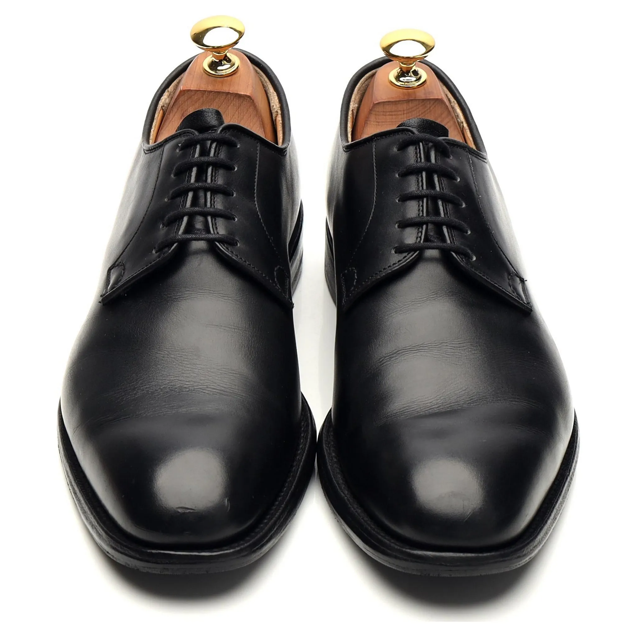 'Stratton' Black Leather Derby UK 6.5 F