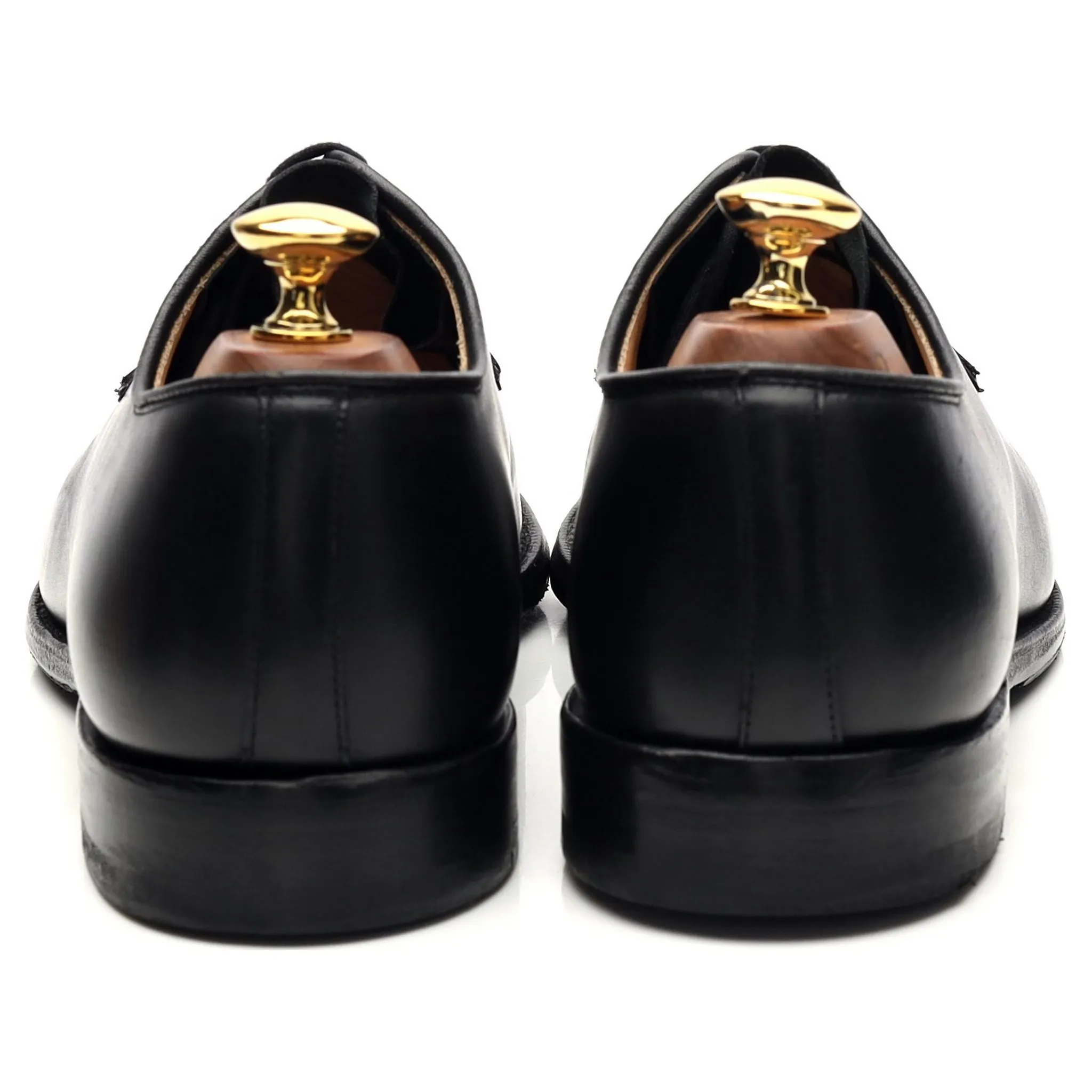 'Stratton' Black Leather Derby UK 6.5 F