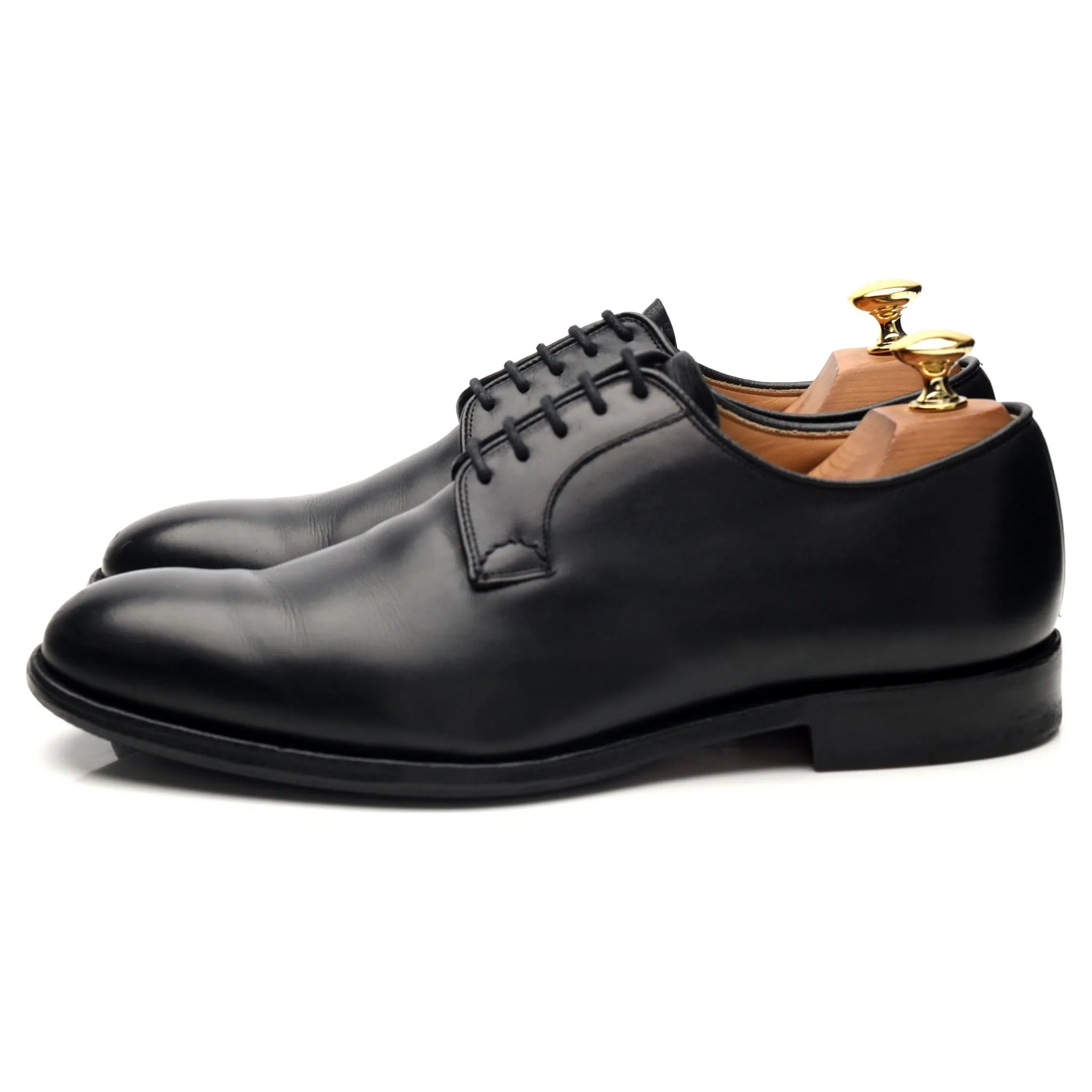 'Stratton' Black Leather Derby UK 6.5 F